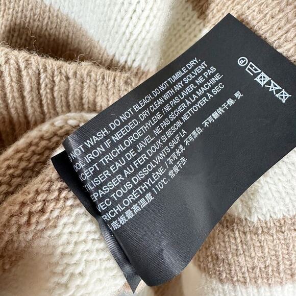 Theory Felted Wool Blend Ribbed Trim Mock Turtleneck Sweater Size Large - Picture 5 of 11